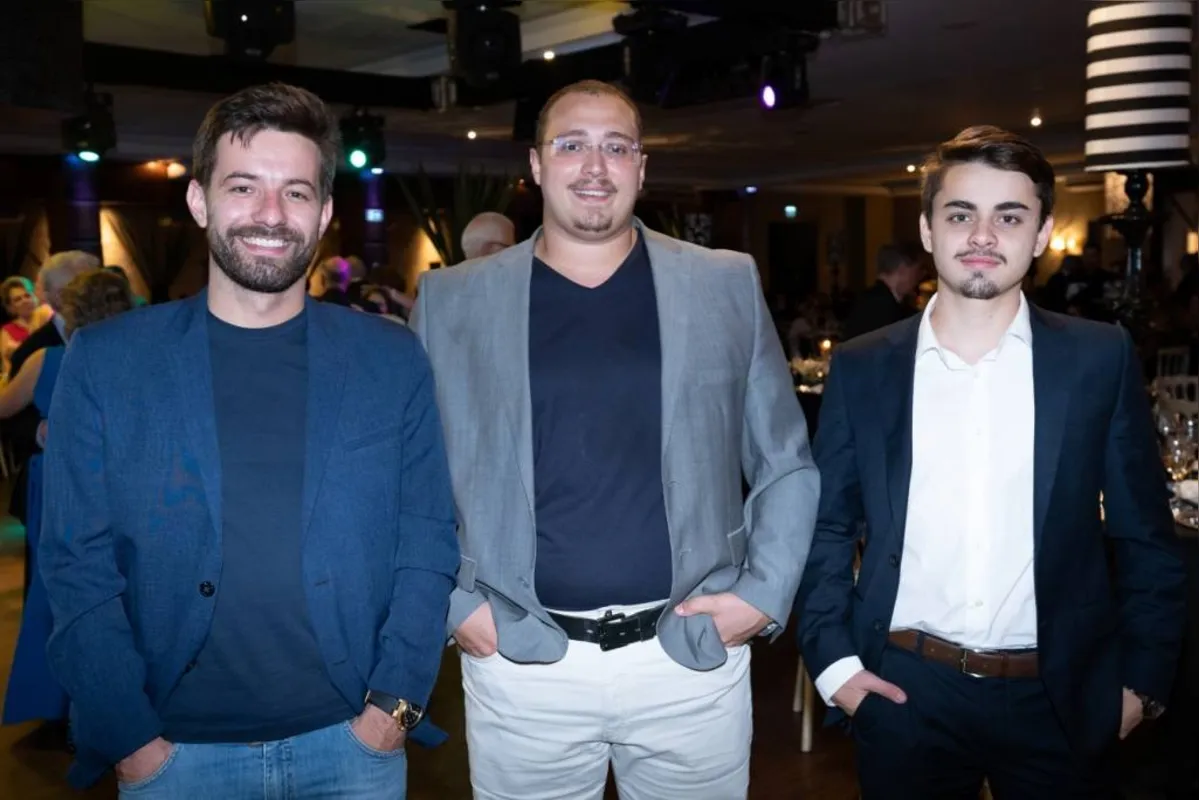 Guilherme Semensato, Marcelo Abuhamad e Murilo Ferrari, da Bono Fotovoltaico 