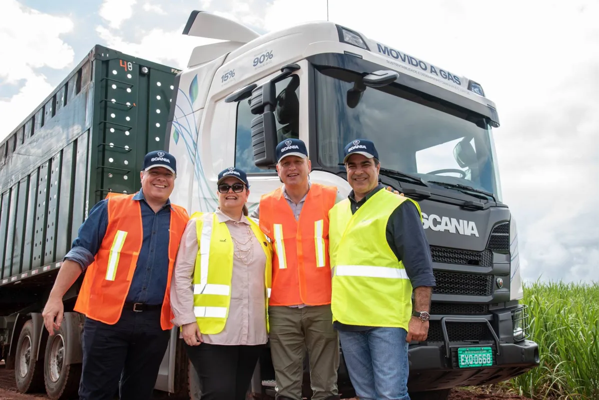 Imagem ilustrativa da imagem Com o presidente mundial da Scania