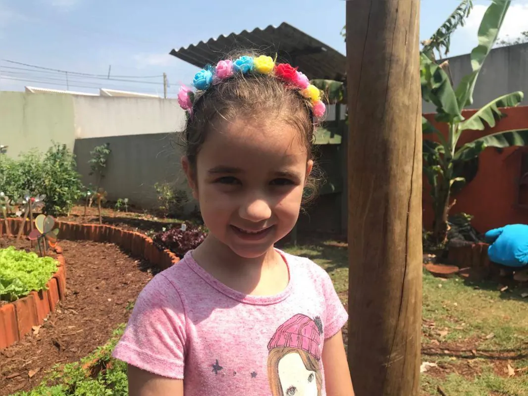 Izabelle Lima: “Já vi caracol, joaninha, minhoca, borboleta...”