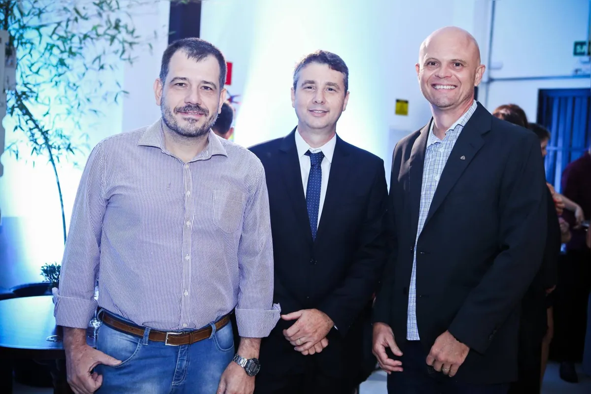 Cesar Simões, Fabio Sardi e André Heidrich  