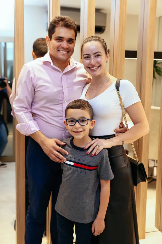 Wilson Vieira, Raissa Vieira e Benjamin Vieira