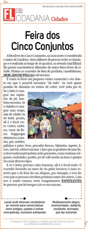 Imagem ilustrativa da imagem Feira dos Cinco Conjuntos