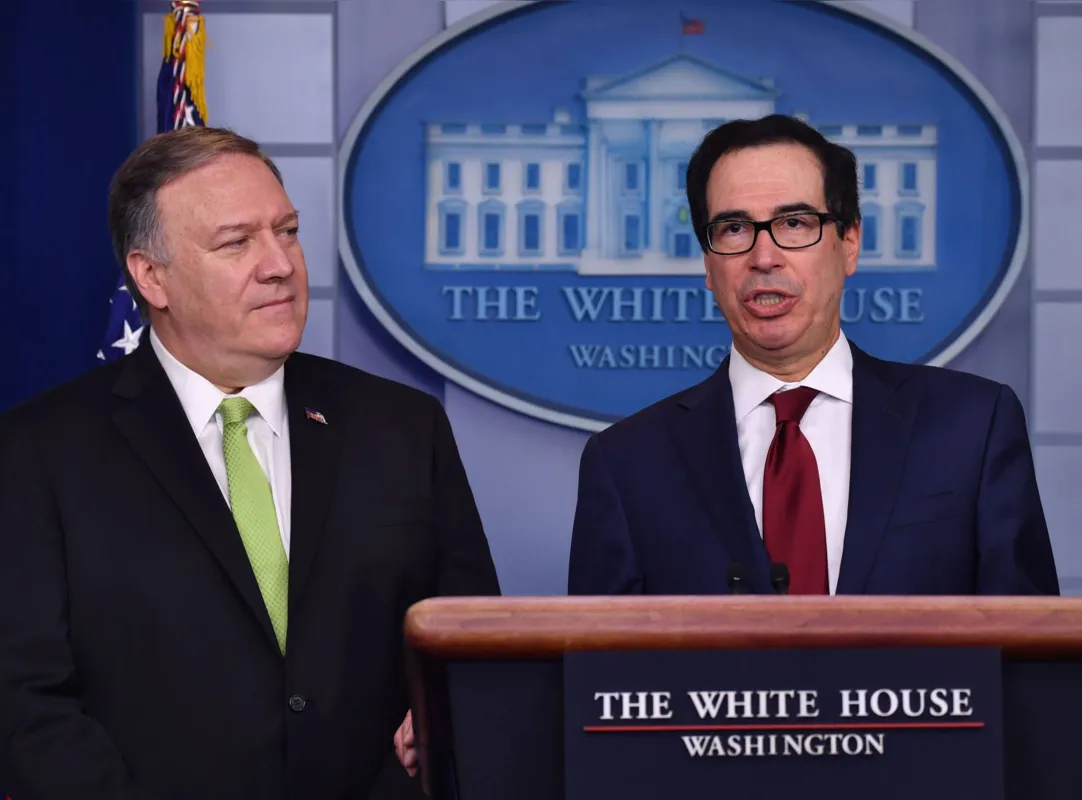 Medida foi anunciada pelos secretários Mike Pompeo e Steven Mnuchin 