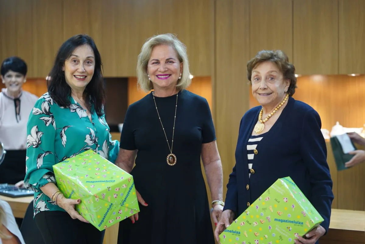 Lenita Arruda Leite, Dirce Zamora e Helena Neme 