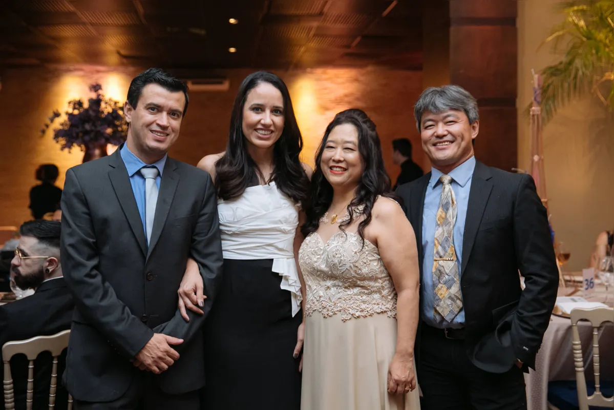 Marcelo Poleti e Thaís Poleti, Berenice Tatibana e Milton Fujita 
