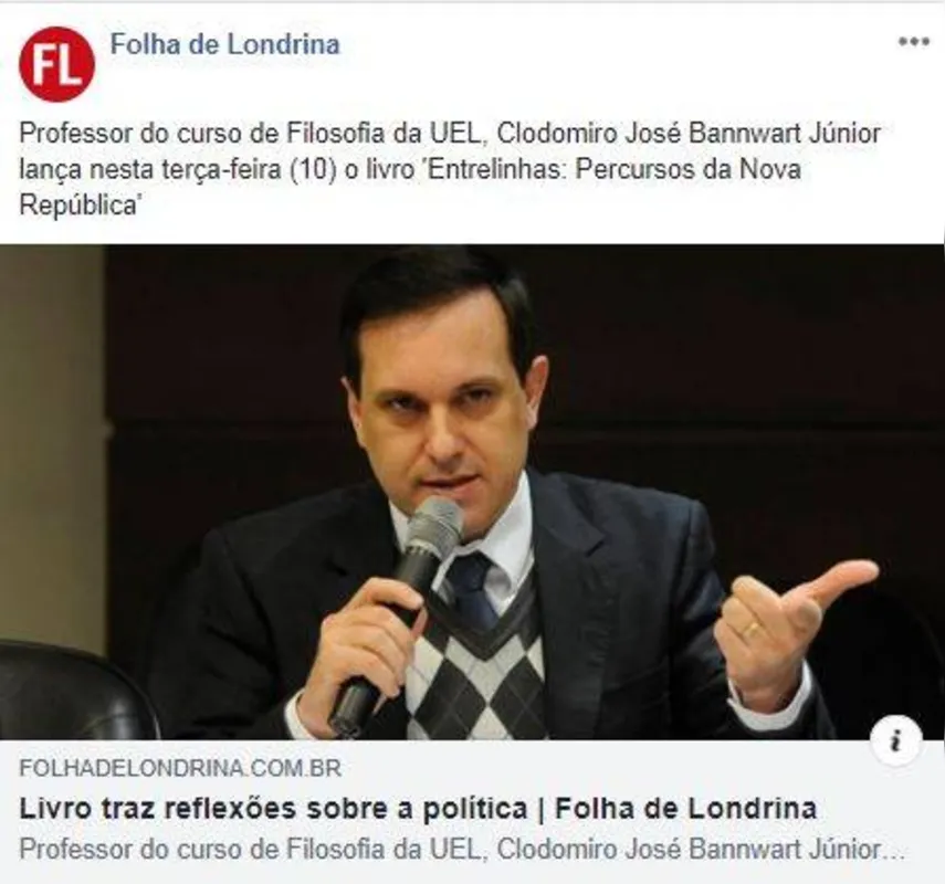 Imagem ilustrativa da imagem Lançamento de livro: homenagem