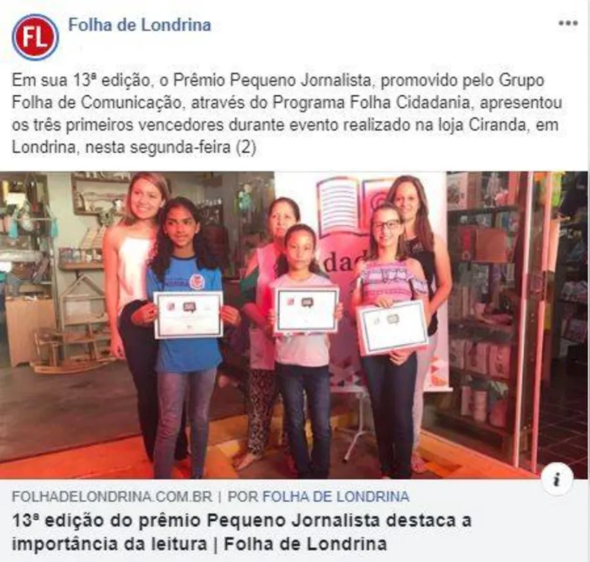 Imagem ilustrativa da imagem Leitura faz diferença