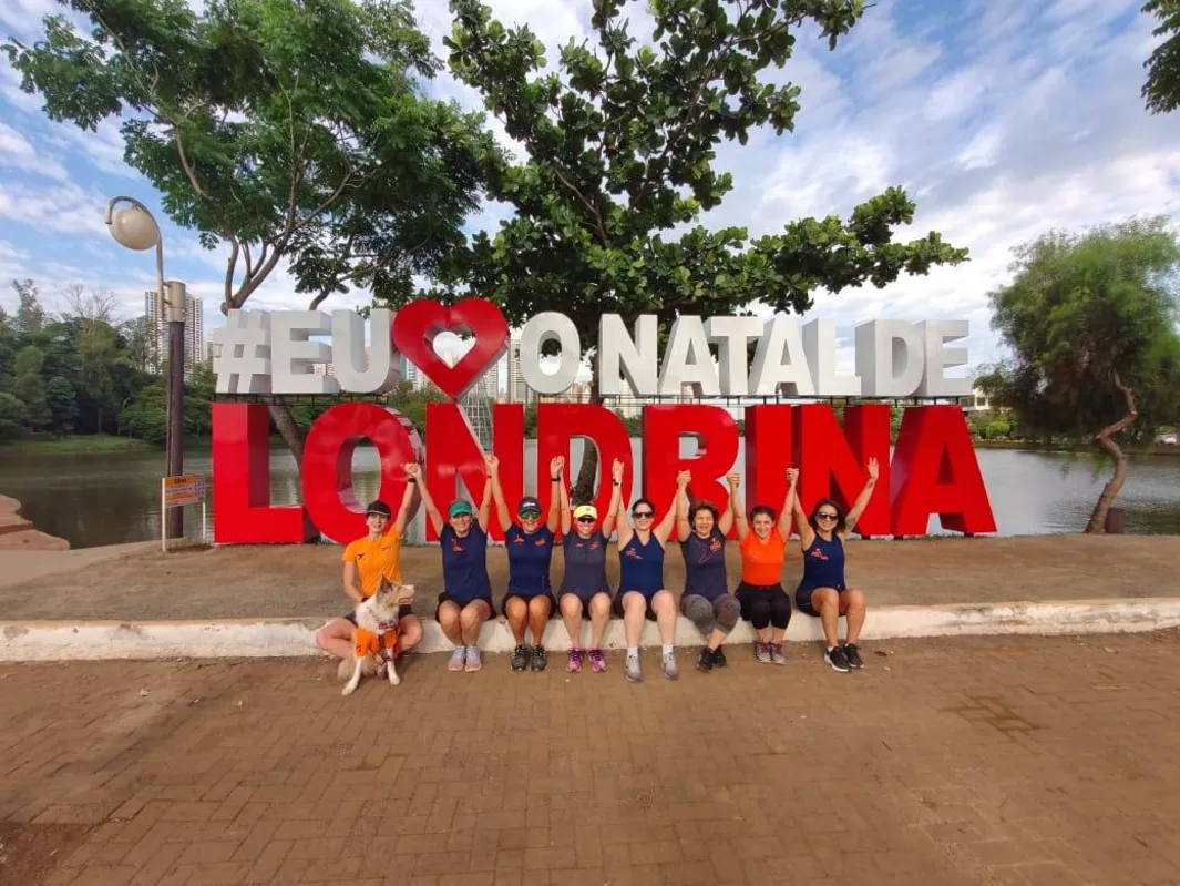 R80 Corrida no letreiro de Londrina