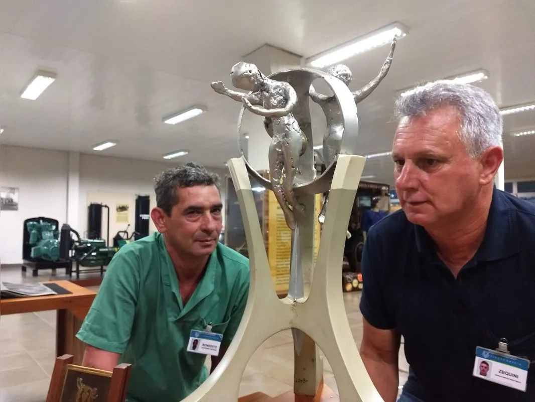 Benedito Donizeti Arruda e  José Roberto Zequini: orgulho