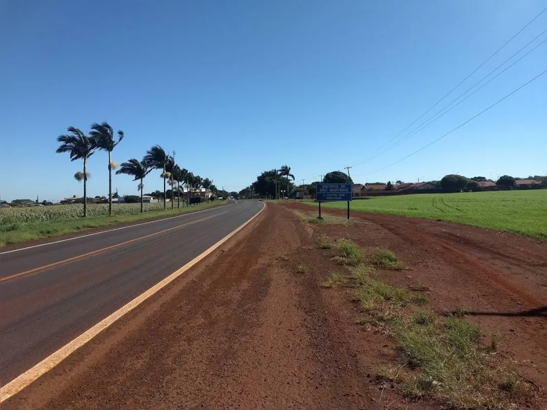 Foi aprovada em primeiro turno a autorização para municipalizar dois trechos da rodovia que liga a PR-170 (Rodovia João Lunardelli) ao município de Rolândia, que passa pelo distrito de São Martinho.