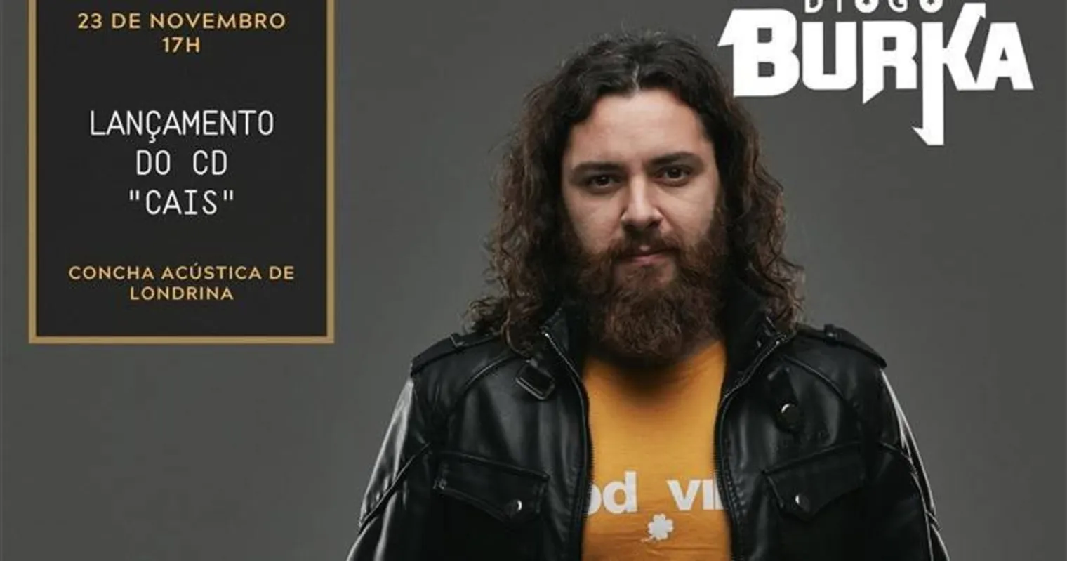 Diogo Burka é um dos artistas que se apresentam na Concha neste sábado (23)