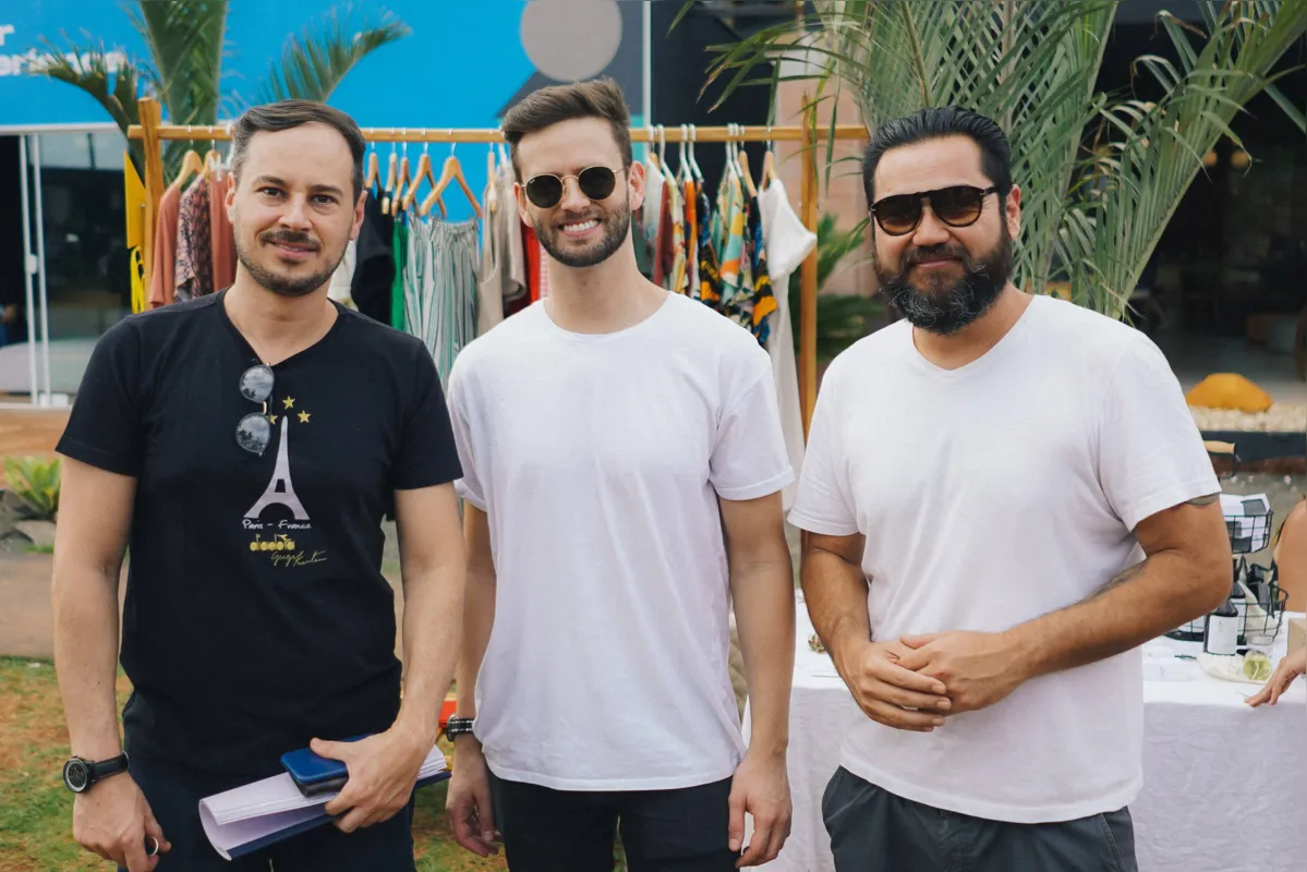 Leonardo Freitas, George Landgraf e Álvaro Carvalho