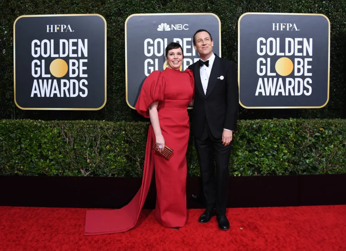 Tobias Menzies e Olivia Colman: ela ganhou o prêmio de melhor atriz de série de TV por "The Crown"