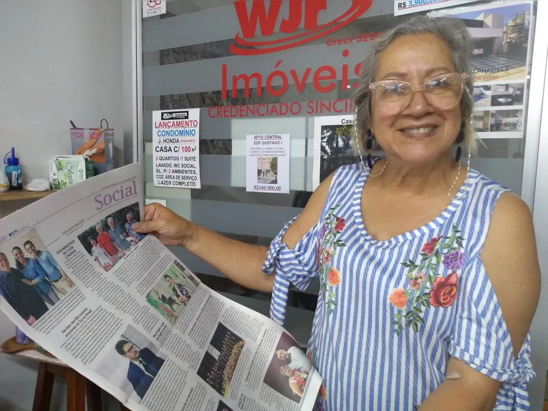 Alzira Elizabeth de Oliveira: "Todas as vezes que preciso divulgar ações voluntárias, sou correspondida pela FOLHA"