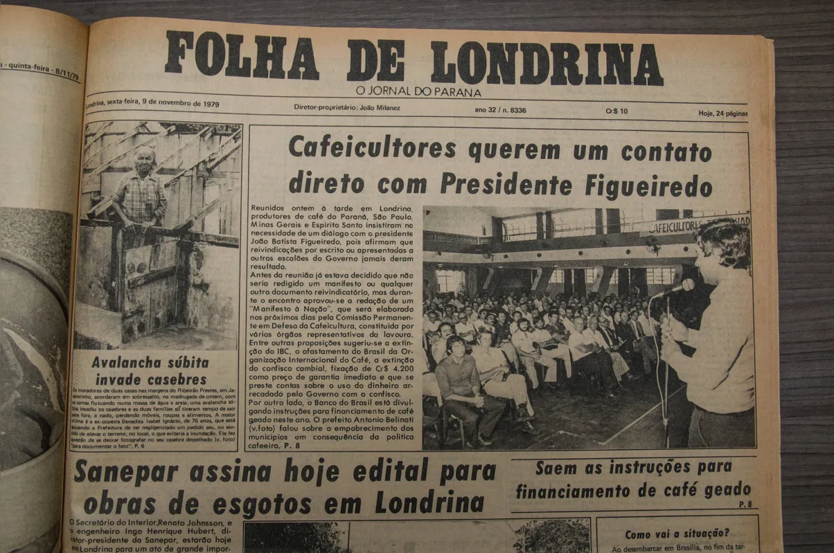 Imagem ilustrativa da imagem TÚNEL DO TEMPO - Cafeicultores querem um contato  

direto com Presidente Figueiredo