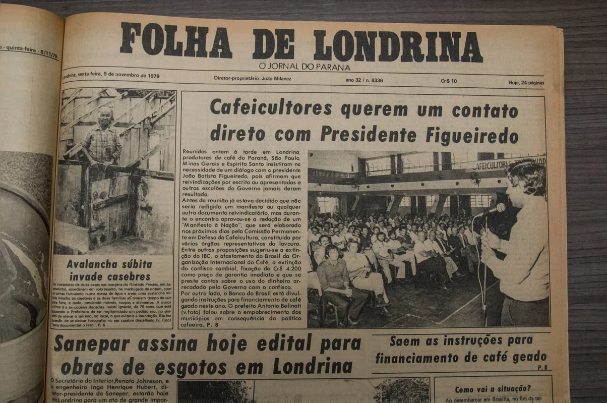 Imagem ilustrativa da imagem TÚNEL DO TEMPO - Cafeicultores querem um contato  

direto com Presidente Figueiredo