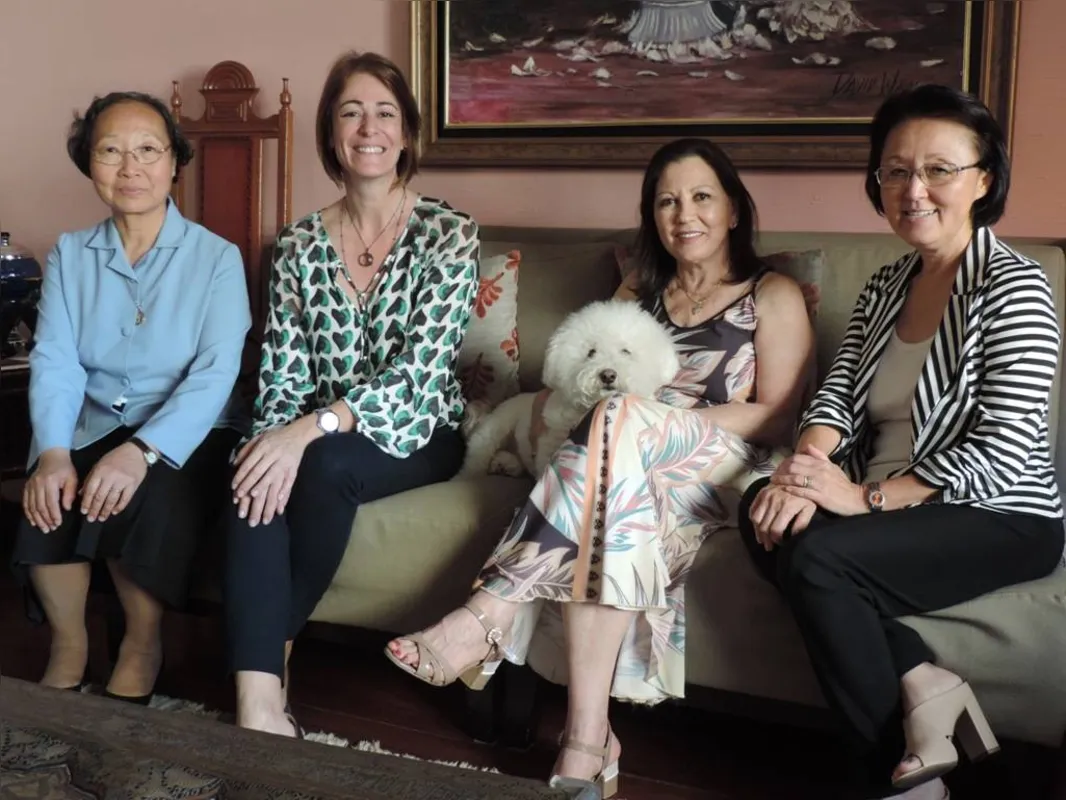 Irmã Monica Yamanaka, Ana Paula Luz, Leonice El Kadri e Satiko Satin