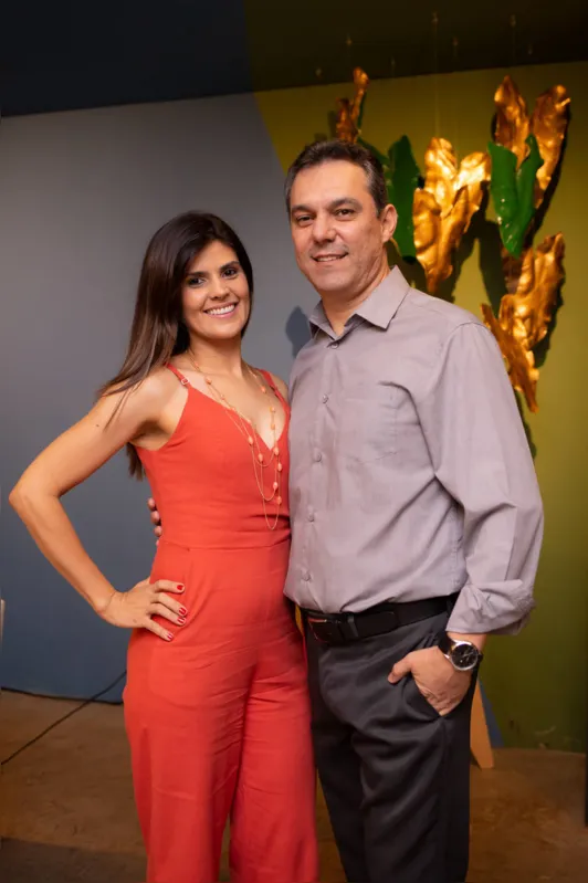 Jefferson Gomes e a esposa, Jaqueline