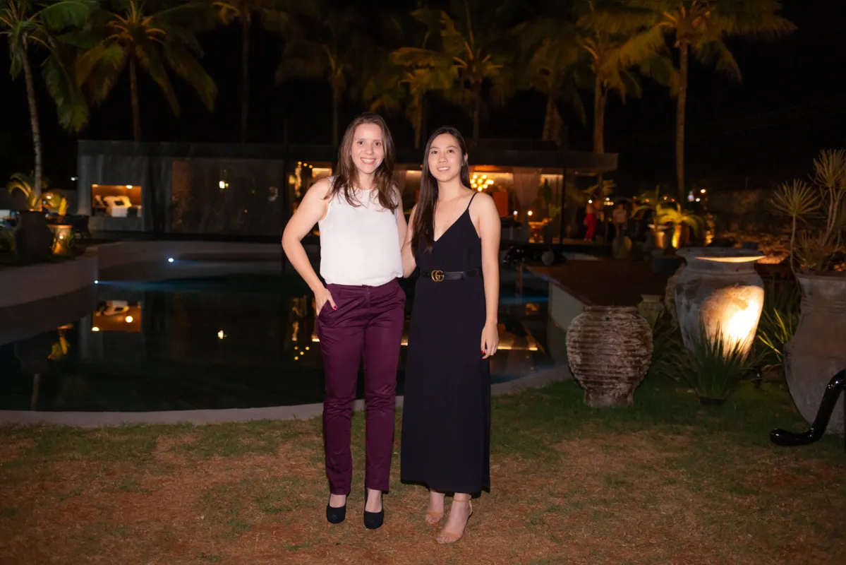 As arquitetas Amanda Ferraz e Cinthia Kobayashi, do escritório 2FK