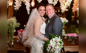Bela cerimônia de casamento
