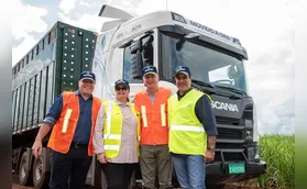 Com o presidente mundial da Scania
