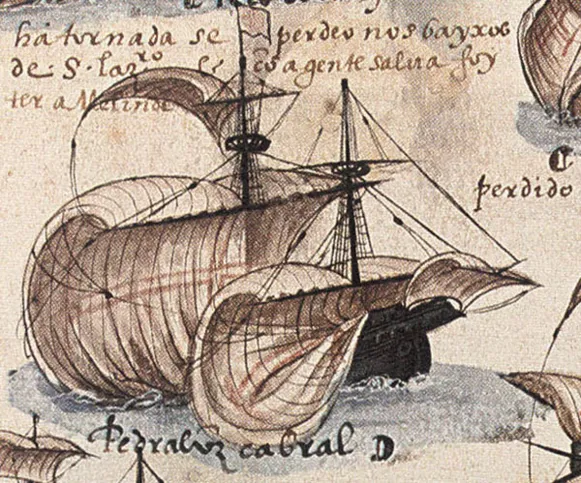 “Memória das Armadas..., pormenor da nau de Pedro Álvares Cabral” - Academia das Ciências de Lisboa