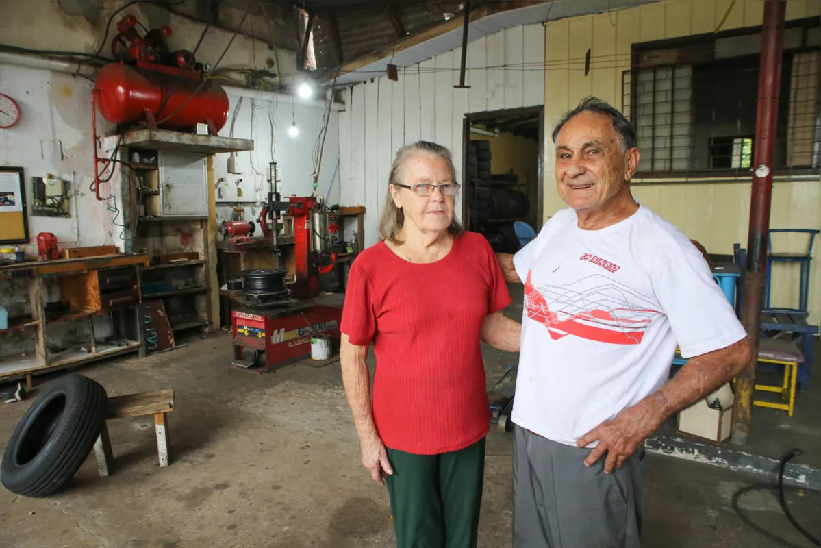 Valdyr Dourado e a mulher Onéas: amor à primeira vista 