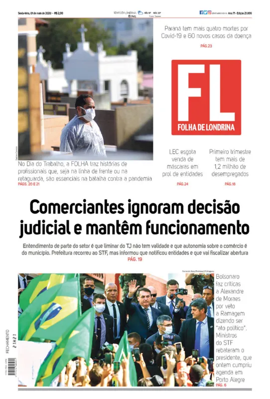 Imagem ilustrativa da imagem Capa 01/05/2020