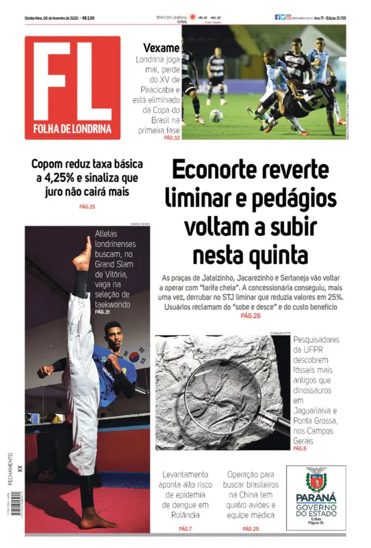 Imagem ilustrativa da imagem Capa 06/02/2020