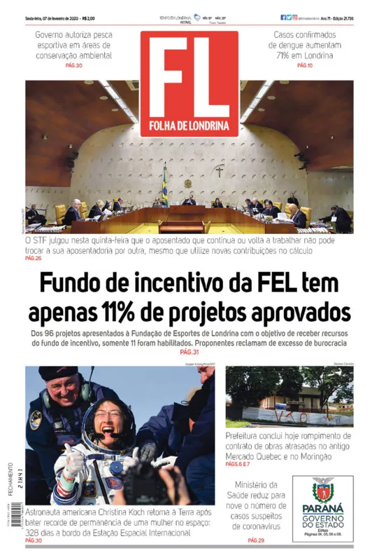 Imagem ilustrativa da imagem Capa 07/02/2020