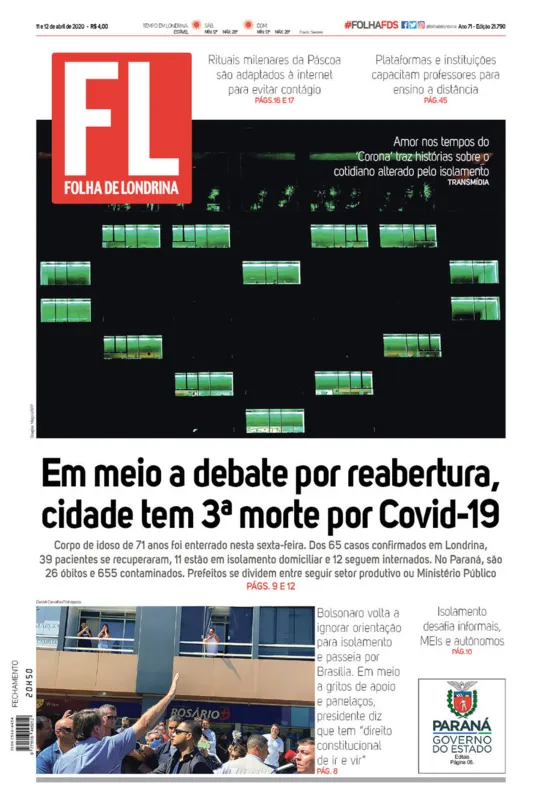 Imagem ilustrativa da imagem Capa 11/04/2020