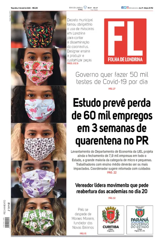Imagem ilustrativa da imagem Capa 14/04/2020