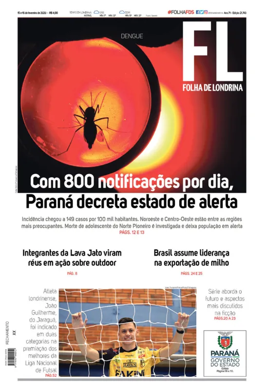 Imagem ilustrativa da imagem Capa 15/02/2020