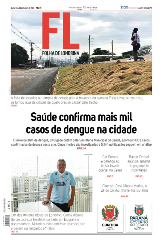 Imagem ilustrativa da imagem Capa 20/02/2020