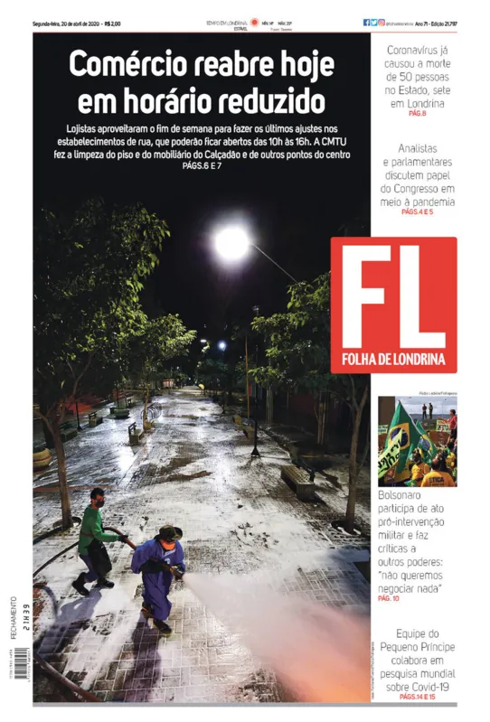 Imagem ilustrativa da imagem Capa 20/04/2020
