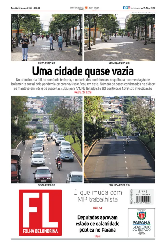Imagem ilustrativa da imagem Capa 24/03/2020