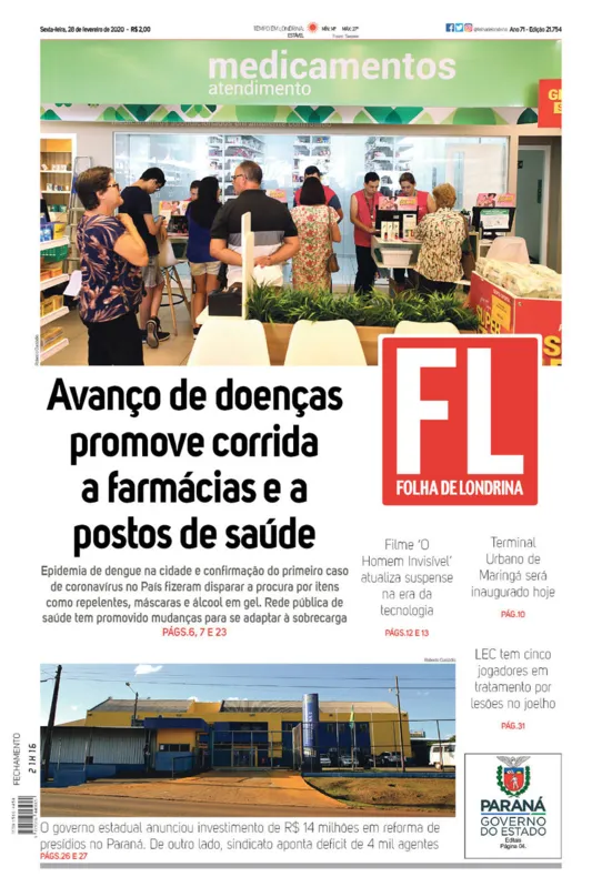 Imagem ilustrativa da imagem Capa 28/02/2020