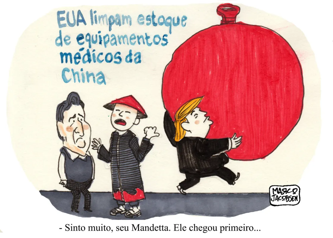 Imagem ilustrativa da imagem Charge 04/04/2020