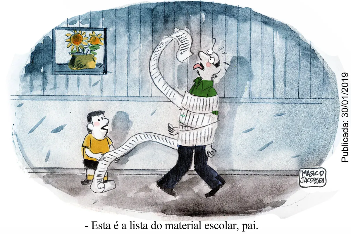 Imagem ilustrativa da imagem Charge 13/02/2020