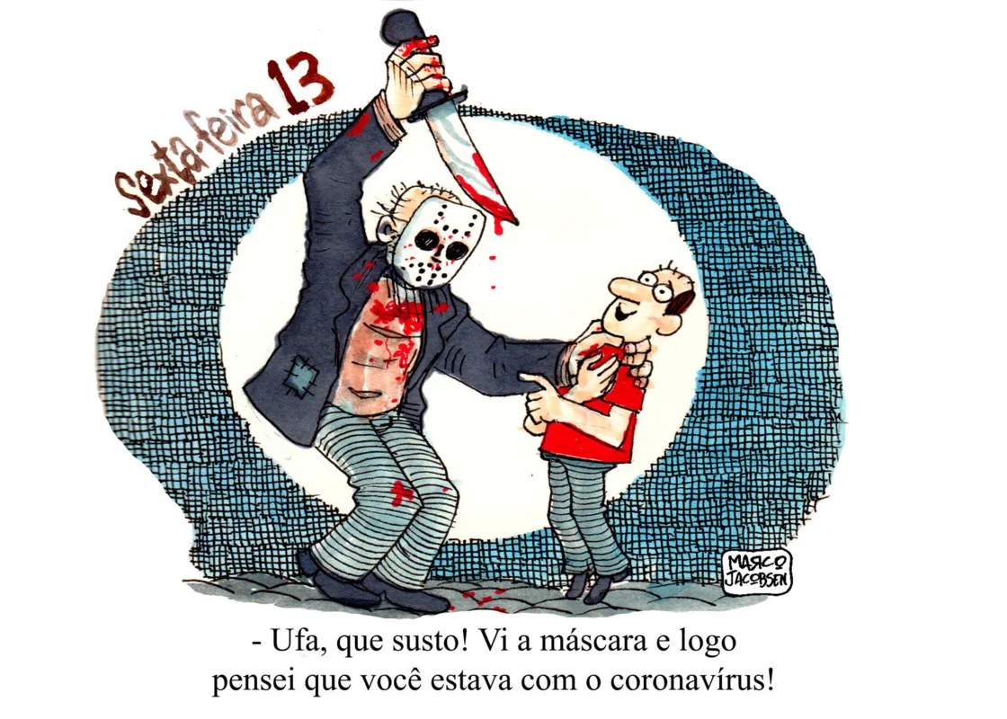 Imagem ilustrativa da imagem Charge 13/03/2020