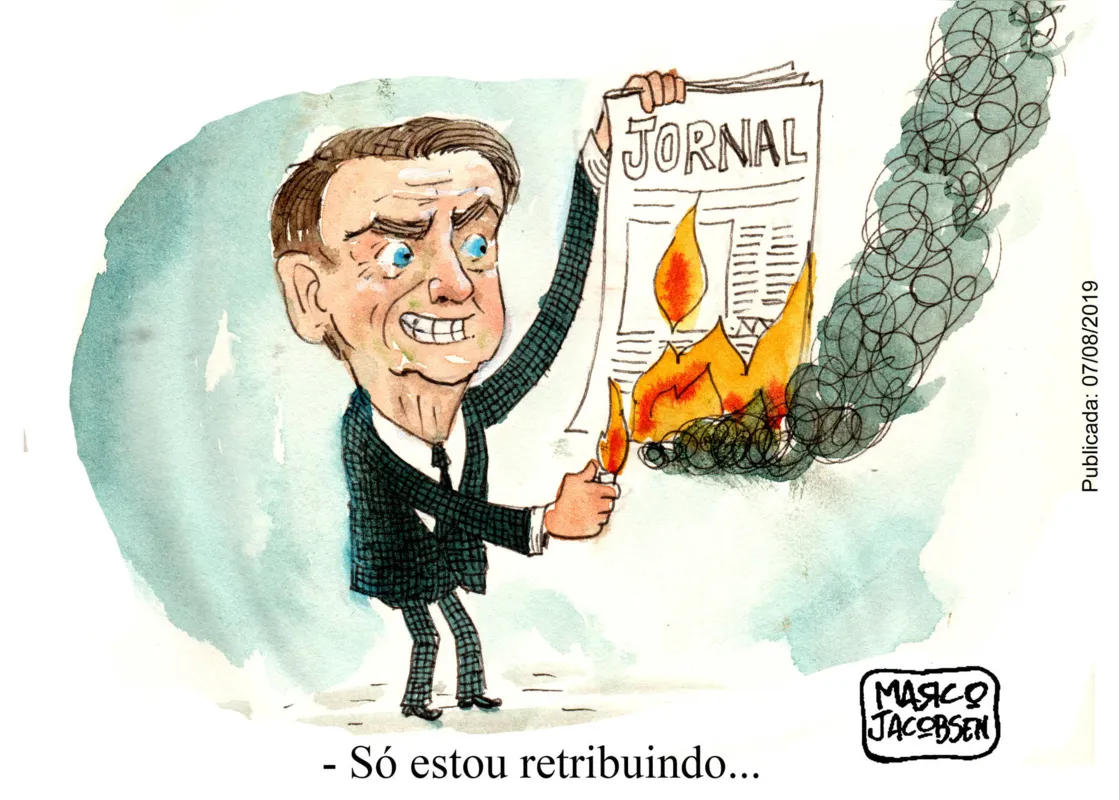 Imagem ilustrativa da imagem Charge 18/02/2020