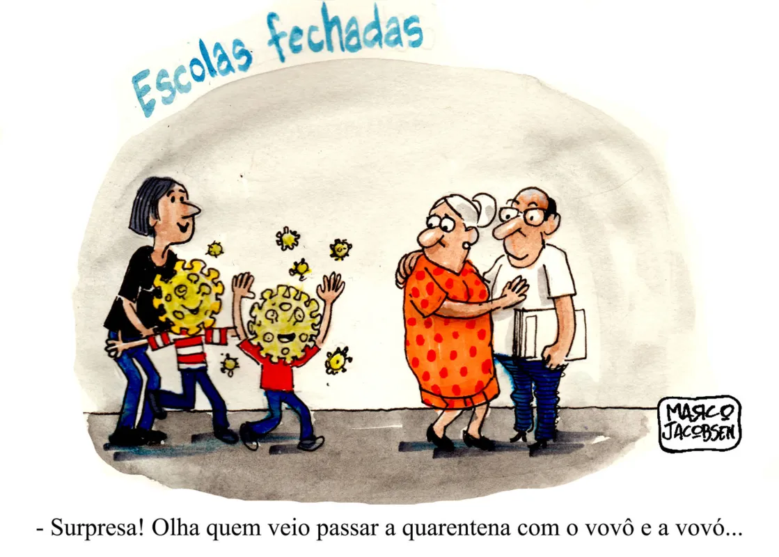 Imagem ilustrativa da imagem Charge 18/03/2020
