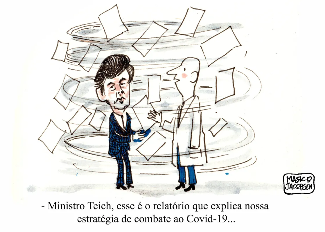 Imagem ilustrativa da imagem Charge 20/04/2020