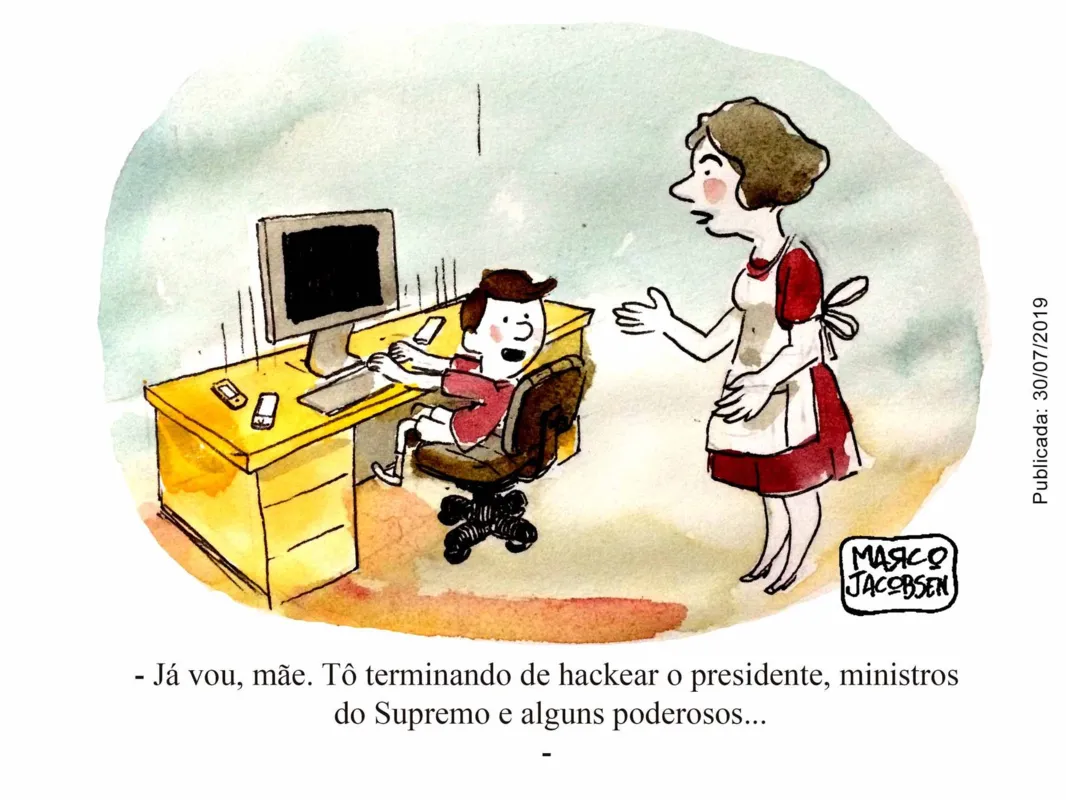Imagem ilustrativa da imagem Charge 22/02/2020