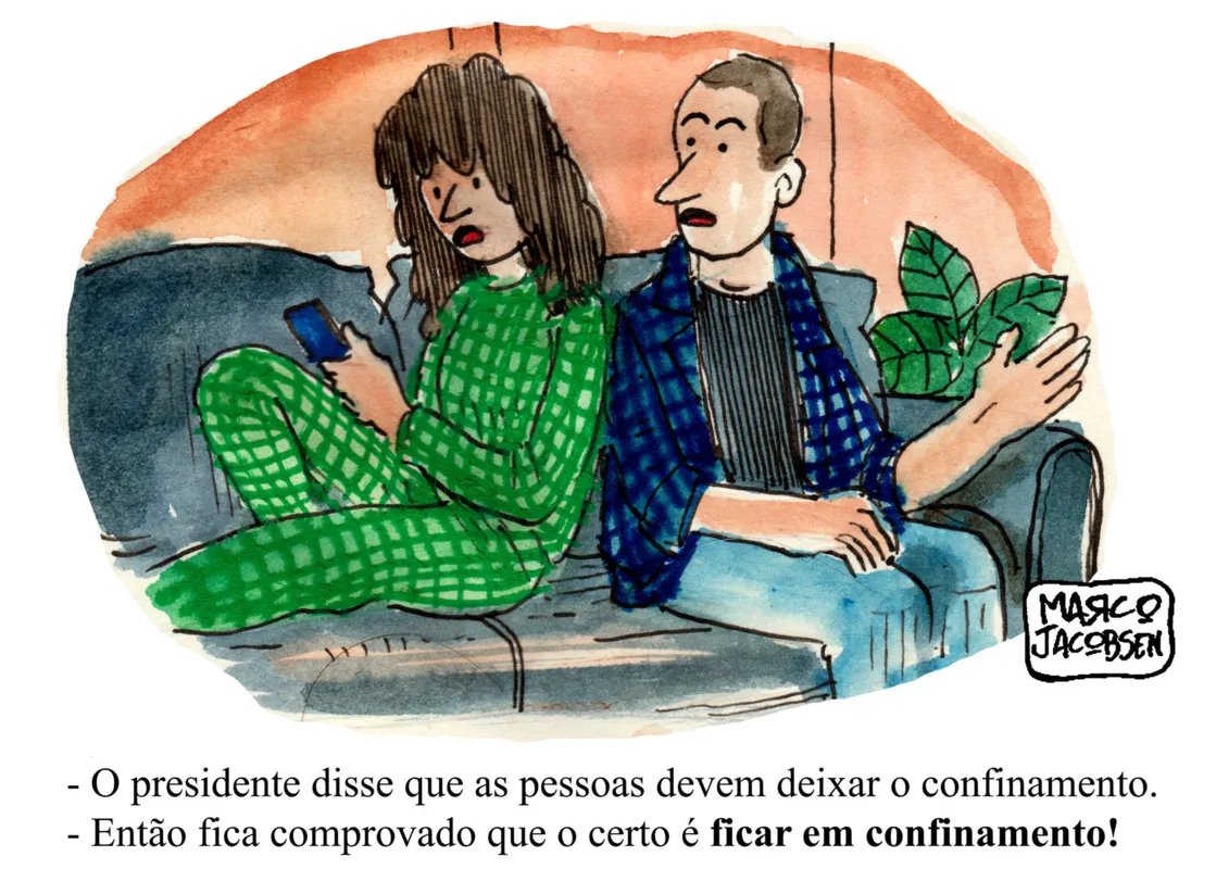 Imagem ilustrativa da imagem Charge 26/03/2020