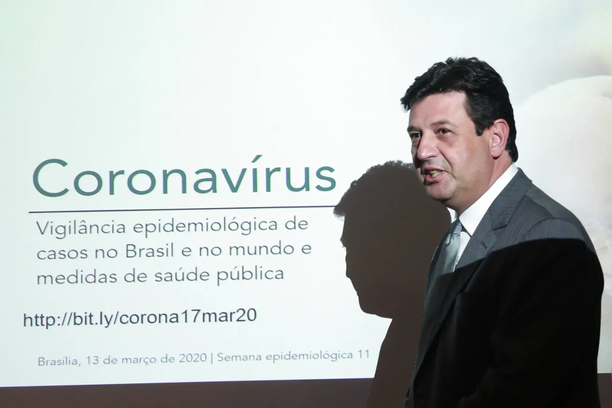  O ministro da Saúde, Luiz Henrique Mandetta, defende o uso da telemedicina no combate ao coronavírus