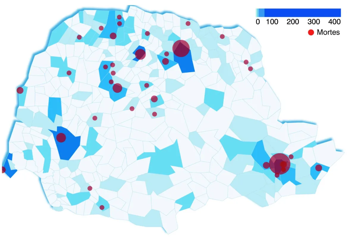 Imagem ilustrativa da imagem Coronavírus chega a um terço dos municípios paranaenses