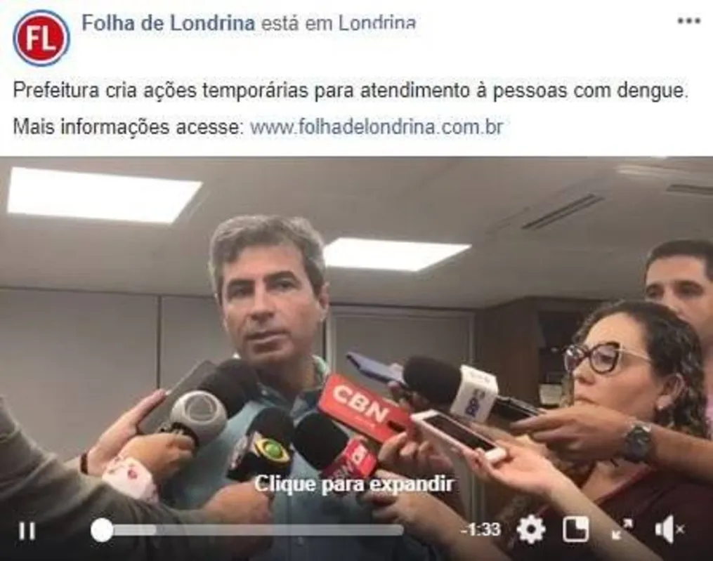 Imagem ilustrativa da imagem Dengue em Londrina