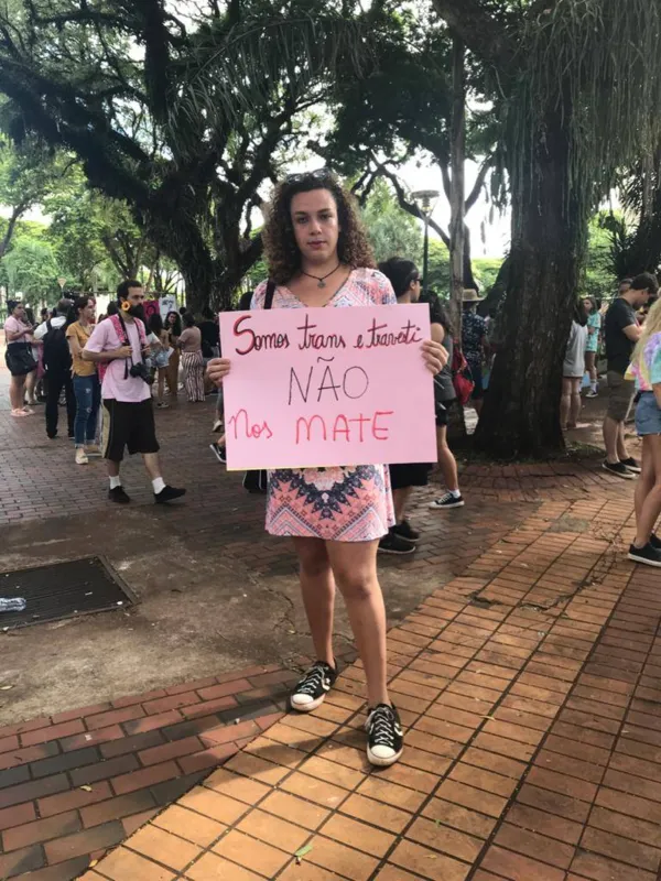  Serena Vieira, estudante de Artes Cênicas: "A violência é alarmante"