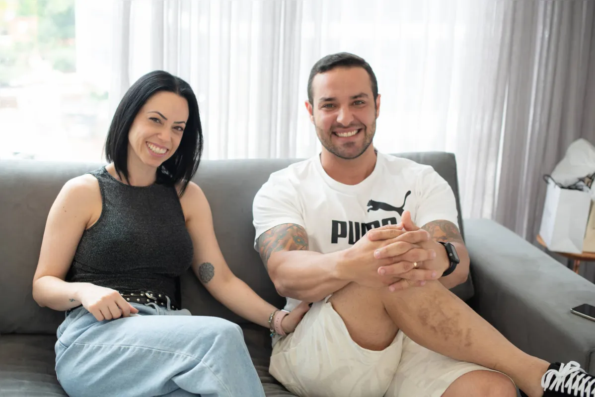 Kamylla e Gabriel Bau